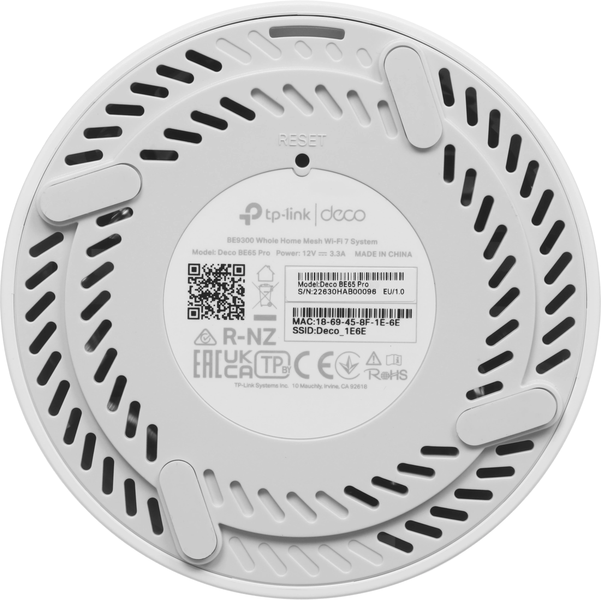 Бесшовный Mesh роутер TP-Link Deco BE65 Pro (DECO BE65 PRO(2-PACK)) BE9300 100/1000/2500/5000BASE-T белый (упак.:2шт) — миниатюра 13