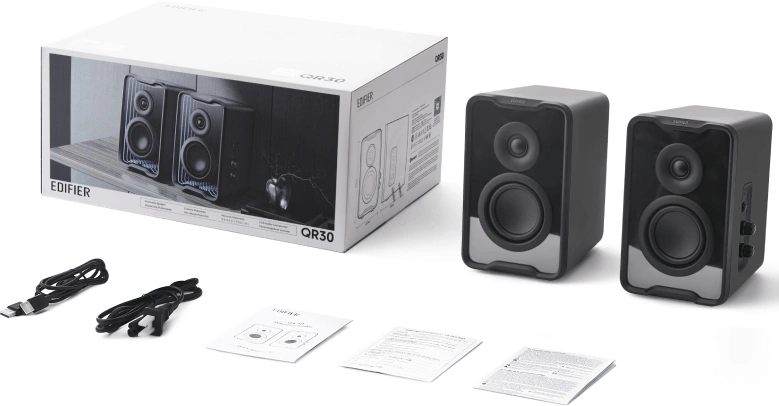 Колонки Edifier QR30 2.0 черный 30Вт — миниатюра 5