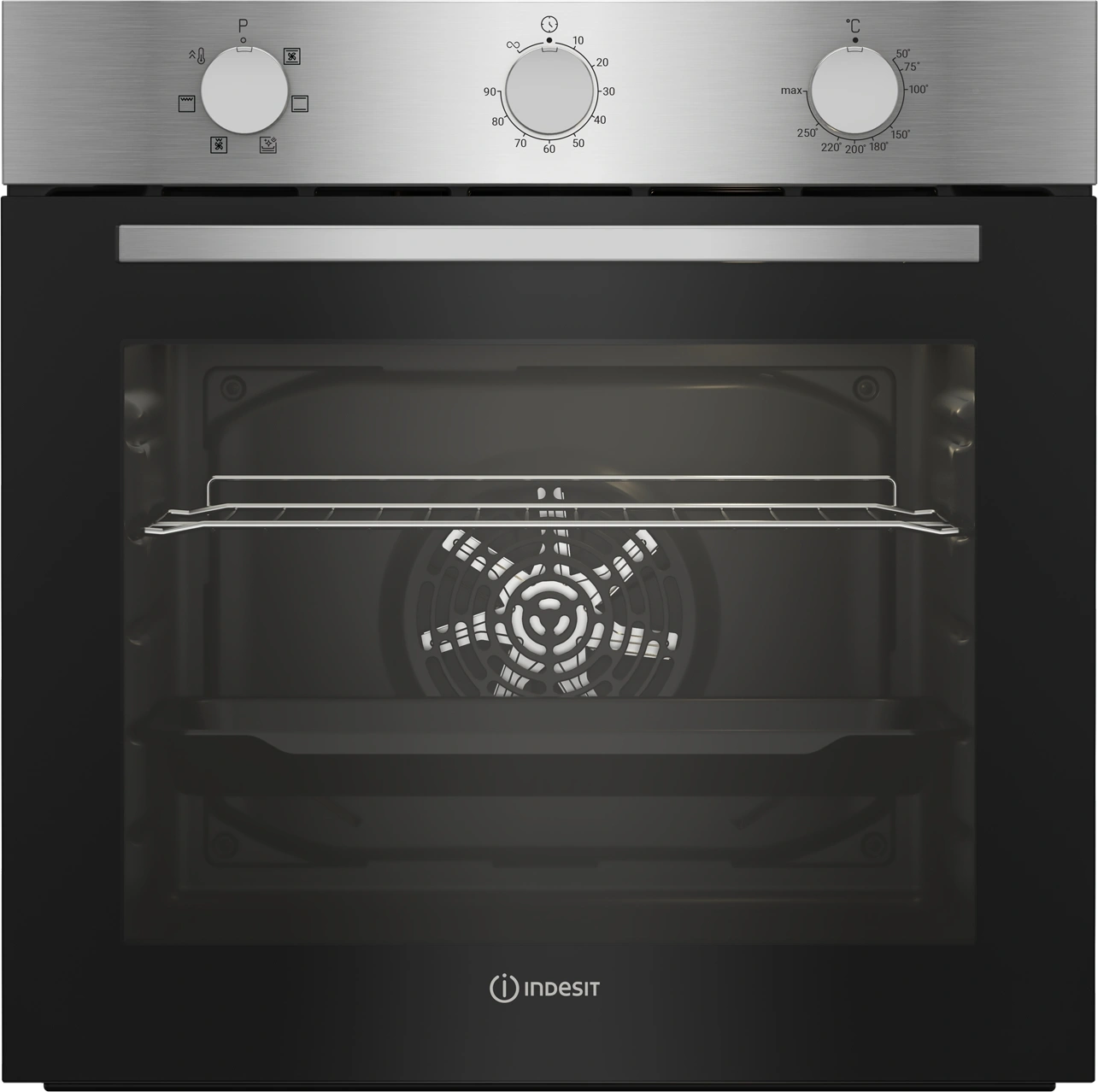 Духовой шкаф Электрический Indesit IBFTE 3634 IX нержавеющая сталь/серебристый — фото 1