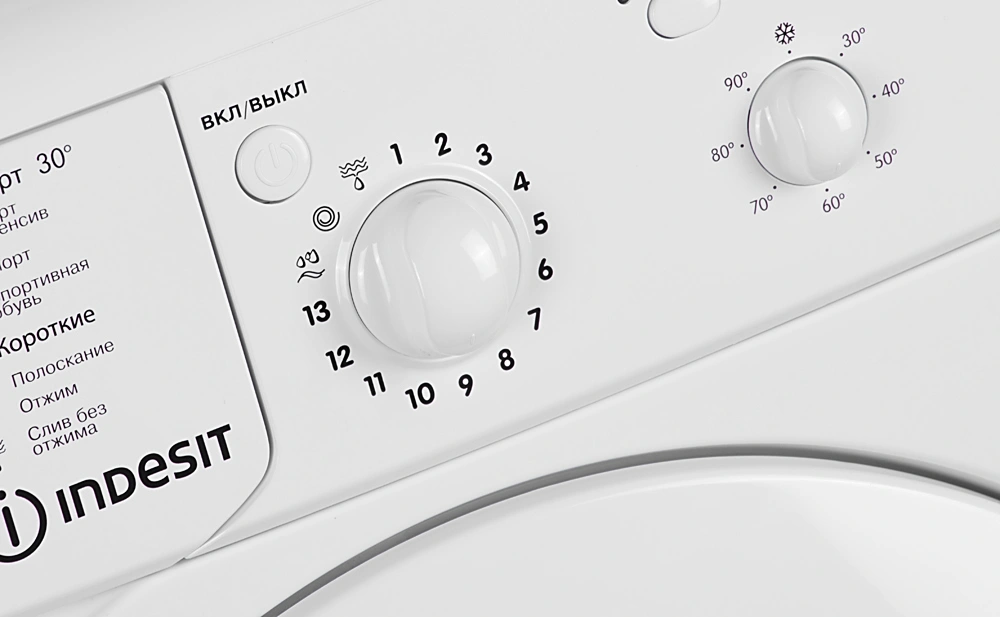 Стиральная машина Indesit EcoTime IWSB 5085 класс: A загр.фронтальная макс.:5кг белый — миниатюра 12