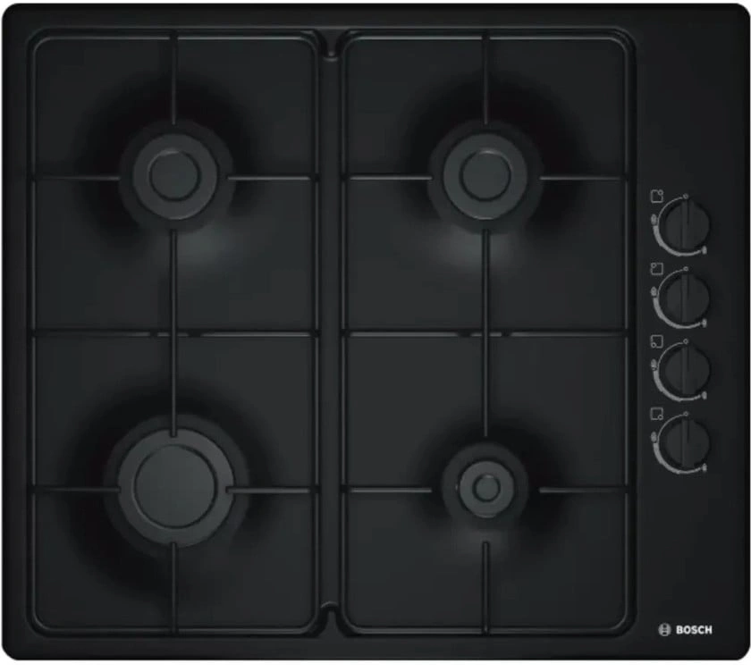 Газовая варочная поверхность Bosch PBP6C6K80Q черный — фото 1