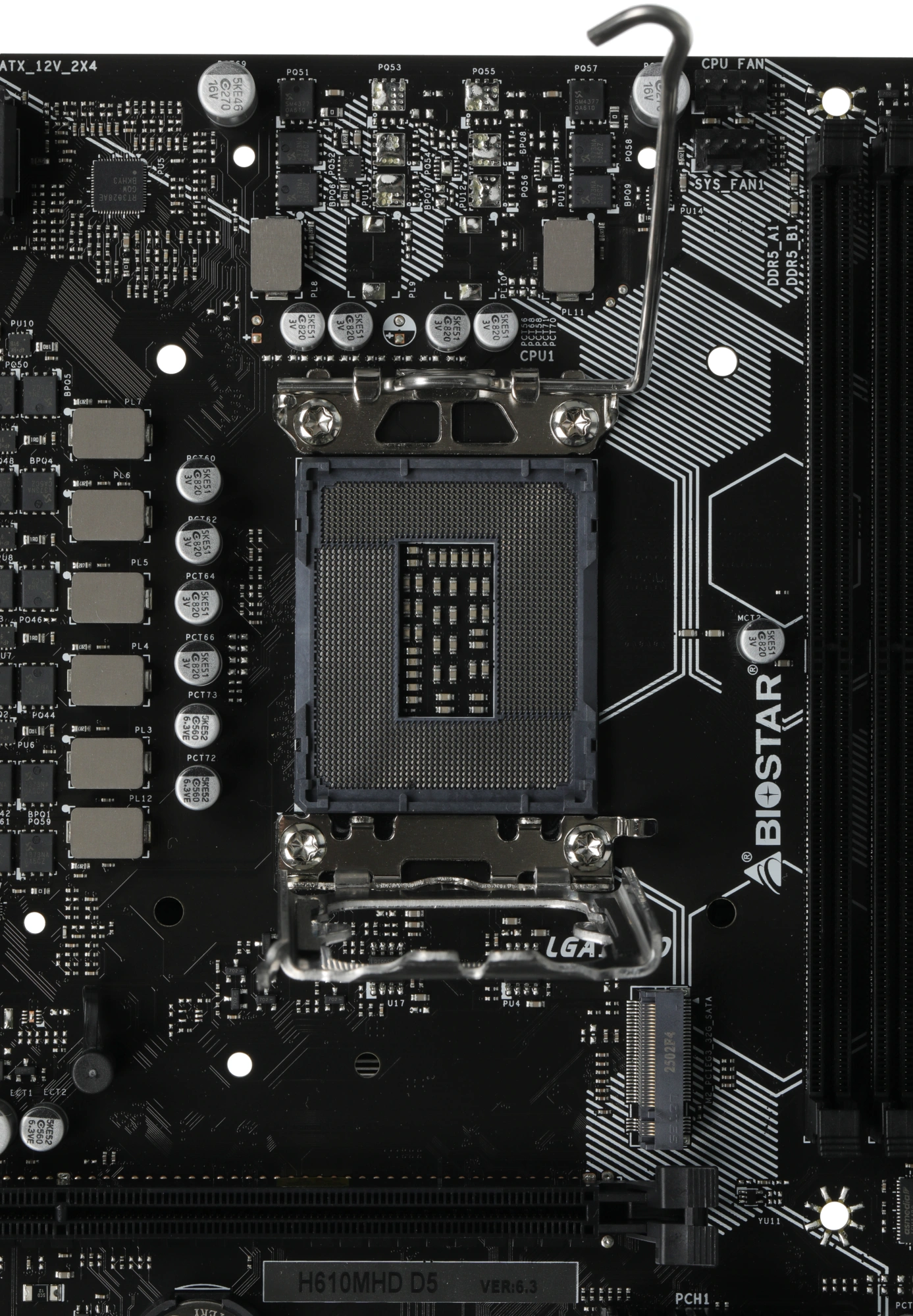 Материнская плата Biostar H610MHD D5 Soc-1700 Intel H610 2xDDR5 mATX AC`97 8ch(7.1) GbLAN+DVI+HDMI — миниатюра 14