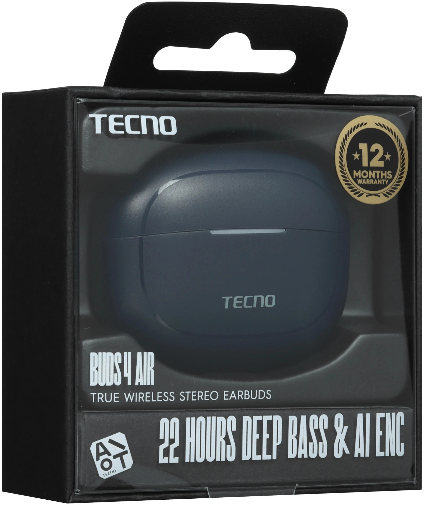 Гарнитура внутриканальные Tecno Buds 4 Air BD04 синий беспроводные bluetooth в ушной раковине (BD04 AIR MIDNIGHT BLUE) — миниатюра 9