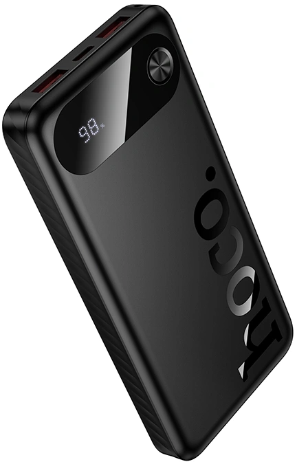Мобильный аккумулятор Hoco J154 10000mAh QC3.0/PD3.0 22.5W 3A 2xUSB-A/USB-C черный (60747) — фото 1