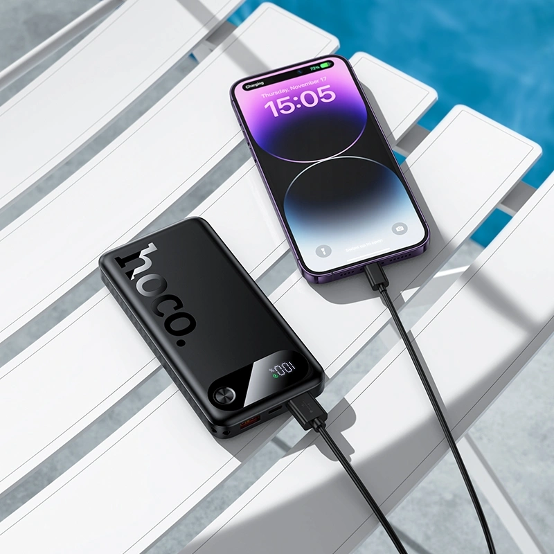 Мобильный аккумулятор Hoco J154 10000mAh QC3.0/PD3.0 22.5W 3A 2xUSB-A/USB-C черный (60747) — миниатюра 3