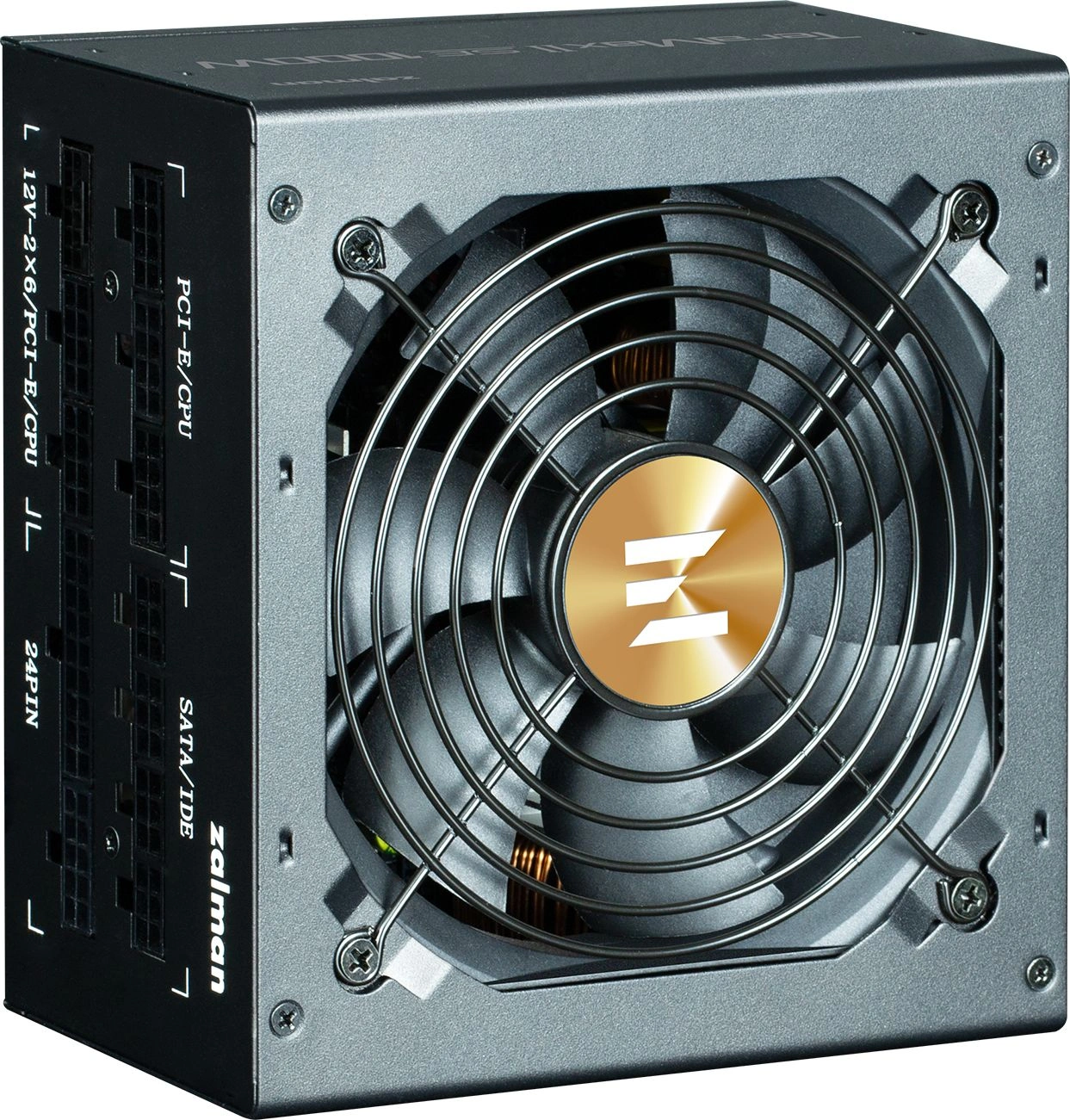 Блок питания Zalman ATX 1000W ZM1000-TMX2SE Gen.5 80+ gold 24pin APFC 120mm fan 12xSATA Cab Manag RTL — миниатюра 3