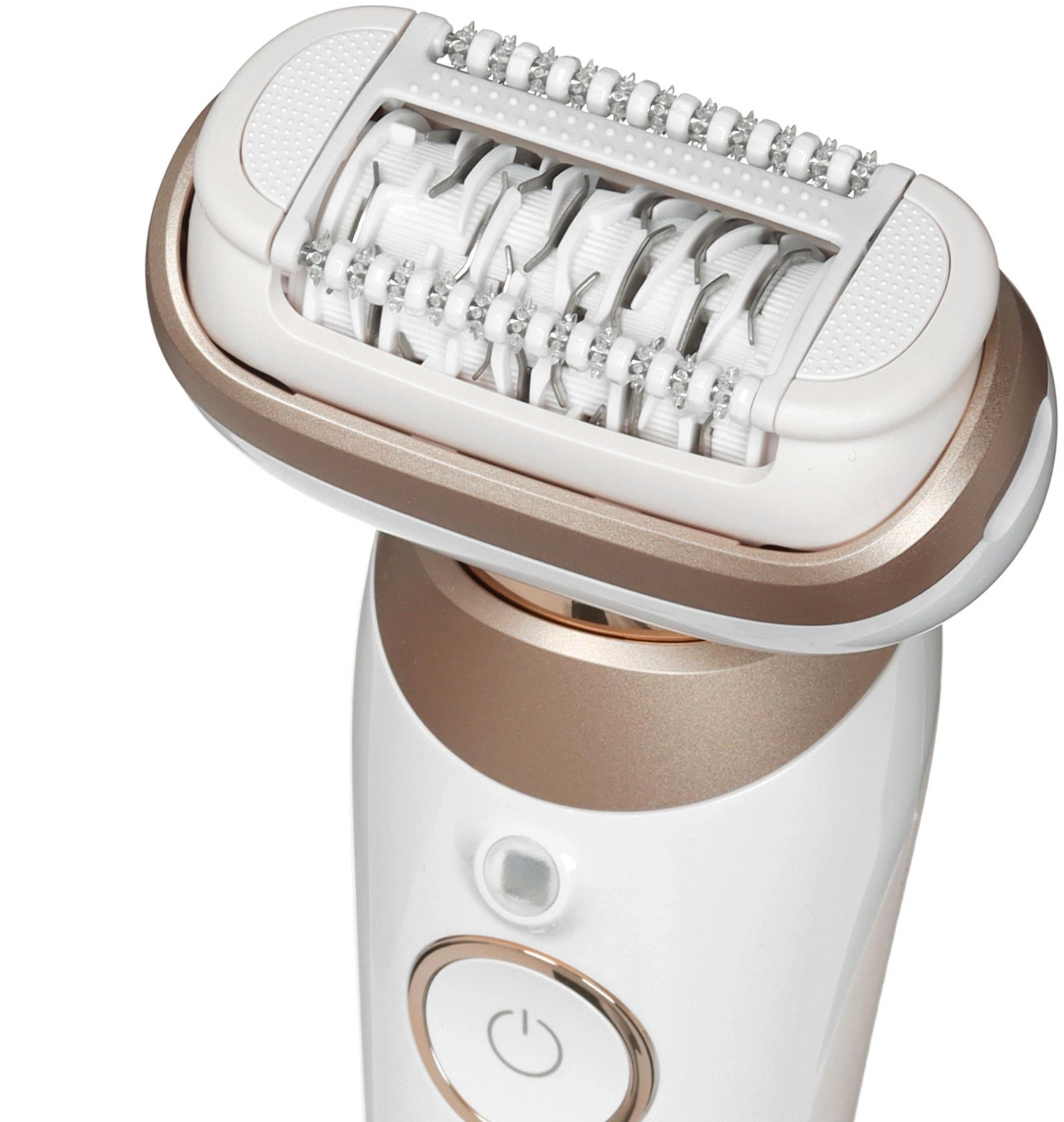 Эпилятор Braun SES9-011 скор.:2 насад.:3 от электр.сети от аккум. белый/золотистый — миниатюра 7