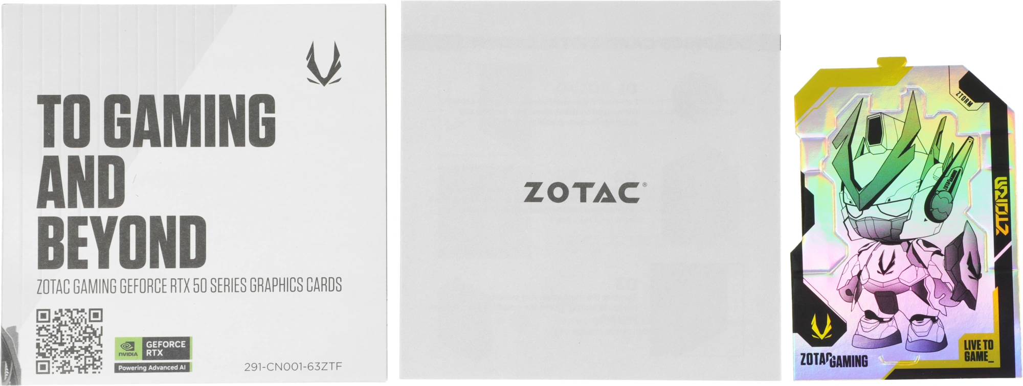 Видеокарта Zotac PCI-E 5.0 RTX 5060TI 8GB AMP NVIDIA GeForce RTX 5060TI 8Gb 128bit GDDR7 2632/28000 HDMIx1 DPx3 HDCP Ret — миниатюра 8