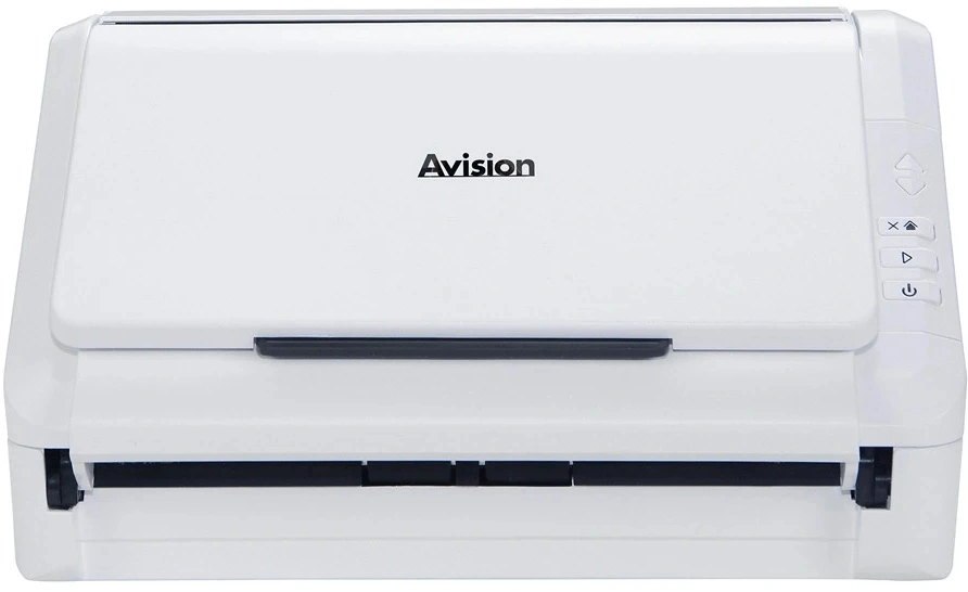 Сканер протяжный Avision AD340GN (000-1003-02G) A4 белый — миниатюра 3