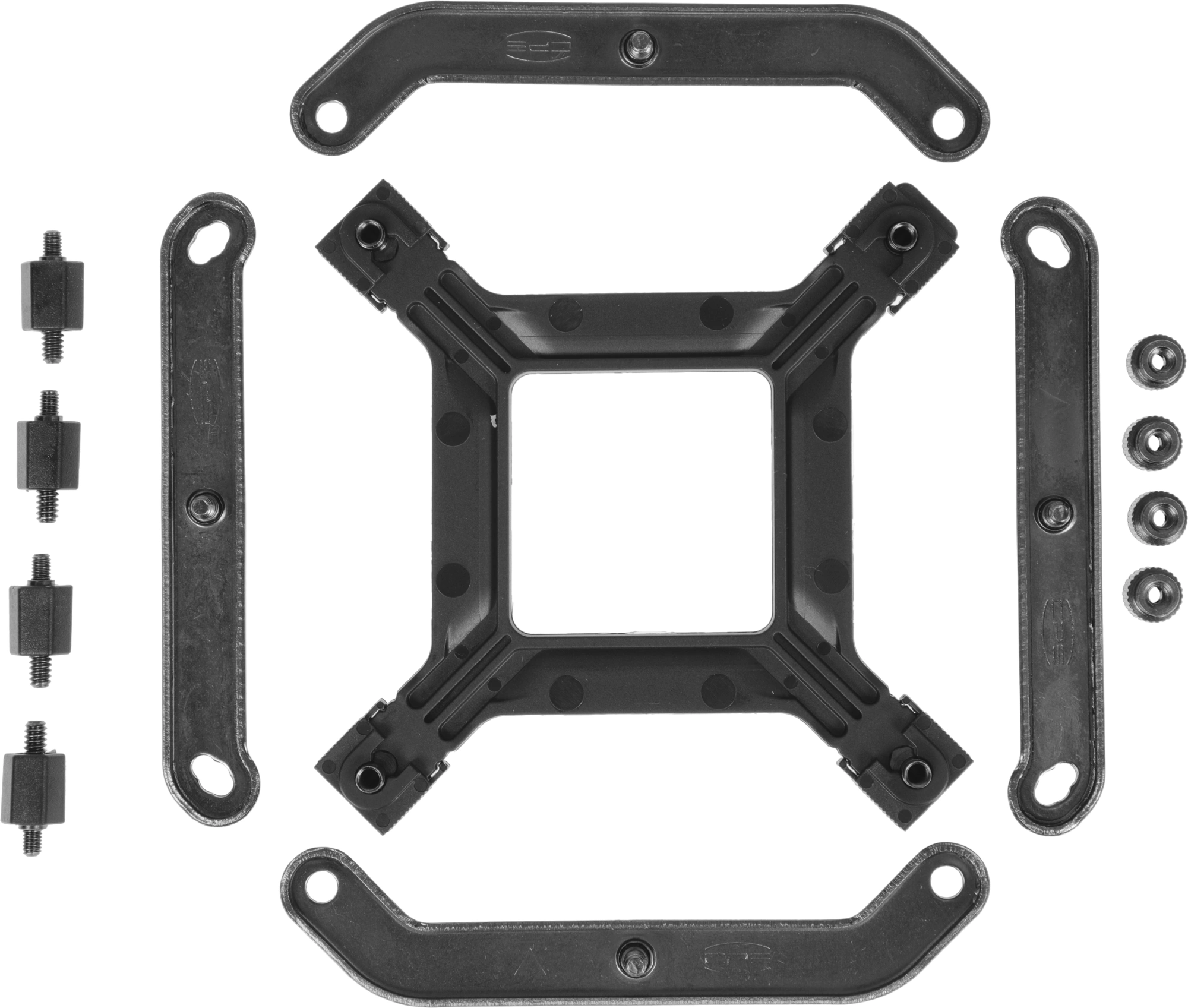 Устройство охлаждения(кулер) PcCooler RT500 TC Soc-AM5/AM4/1200/1700/1851 черный 4-pin 34.9dB Al+Cu 240W Ret (RT500TC-BKNWYX-GL) — миниатюра 7