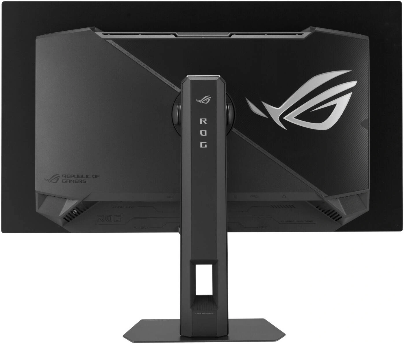 Монитор Asus 26.5" ROG Strix XG27ACDMS черный QD OLED LED 16:9 HDMI глянцевая HAS Piv 1500000:1 250cd 178гр/178гр 2560x1440 280Hz DP 2K USB 6.1кг — миниатюра 6