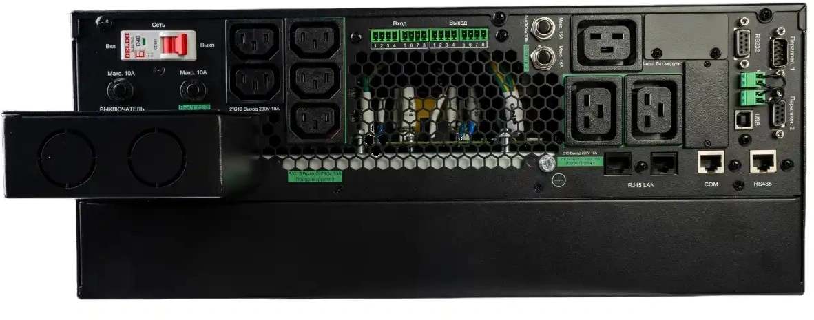 Источник бесперебойного питания Systeme Electriс SRT SRTSE10KRTXLIG2 10000Вт 10000ВА черный — миниатюра 10