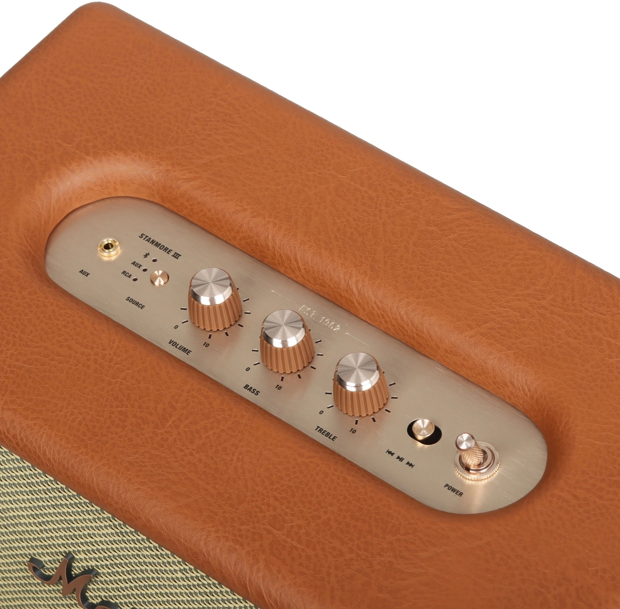 Колонка порт. Marshall Stanmore III коричневый 80W 2.1 BT/3.5Jack 10м — миниатюра 4