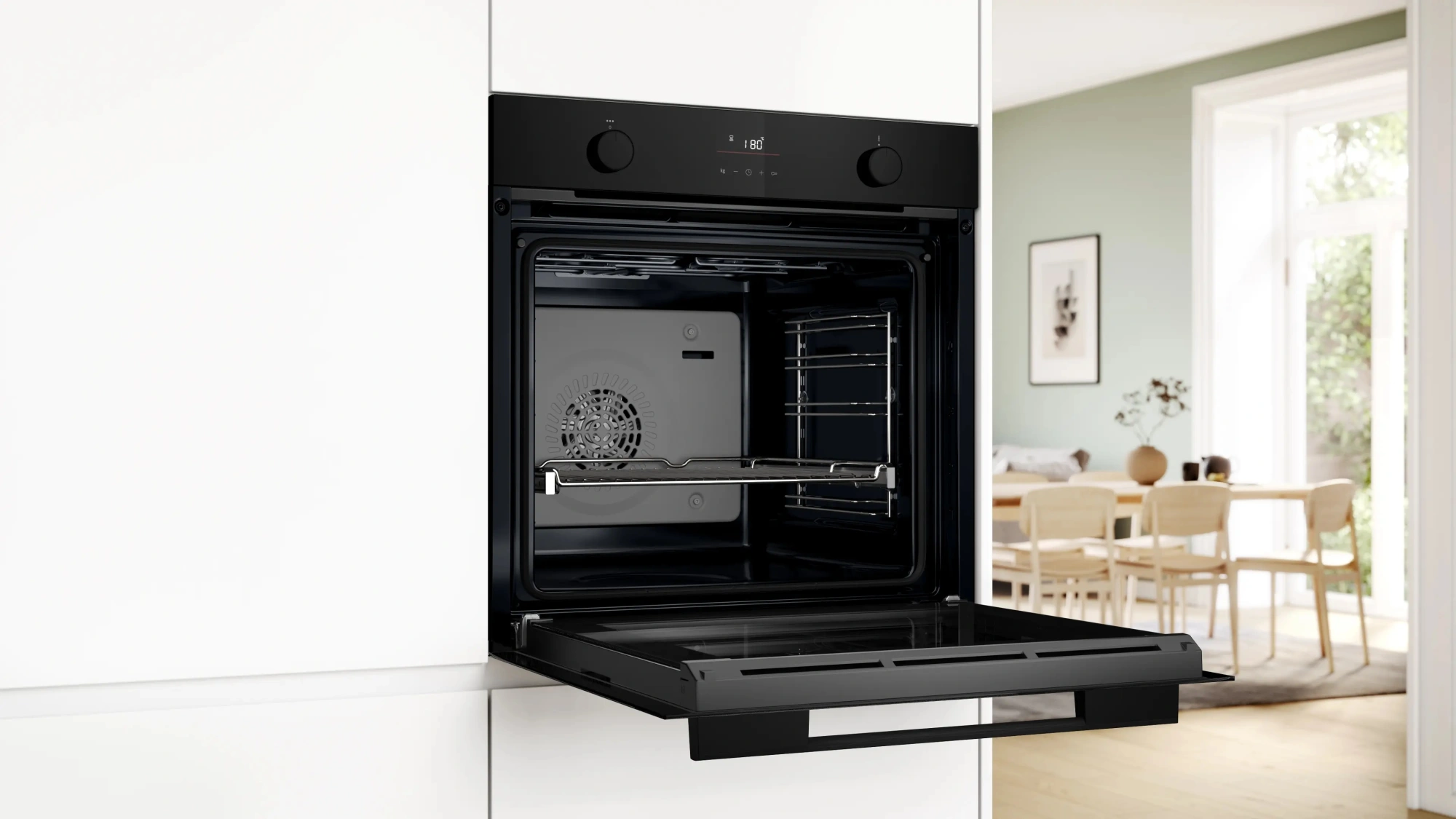 Духовой шкаф Электрический Bosch Serie 4 HUA736EA0T черный — миниатюра 6
