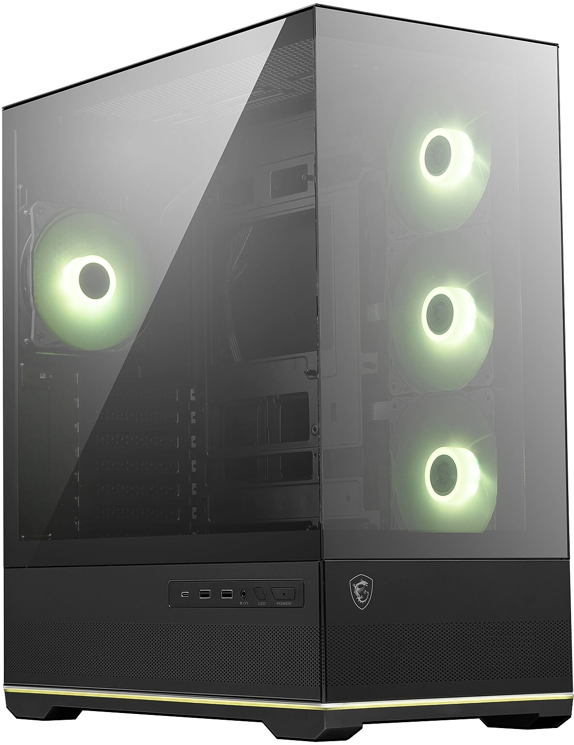 Корпус MSI MAG Pano 110R PZ черный без БП ATX 6x120mm 4x140mm 2xUSB3.0 audio AirDuct bott PSU — фото 1