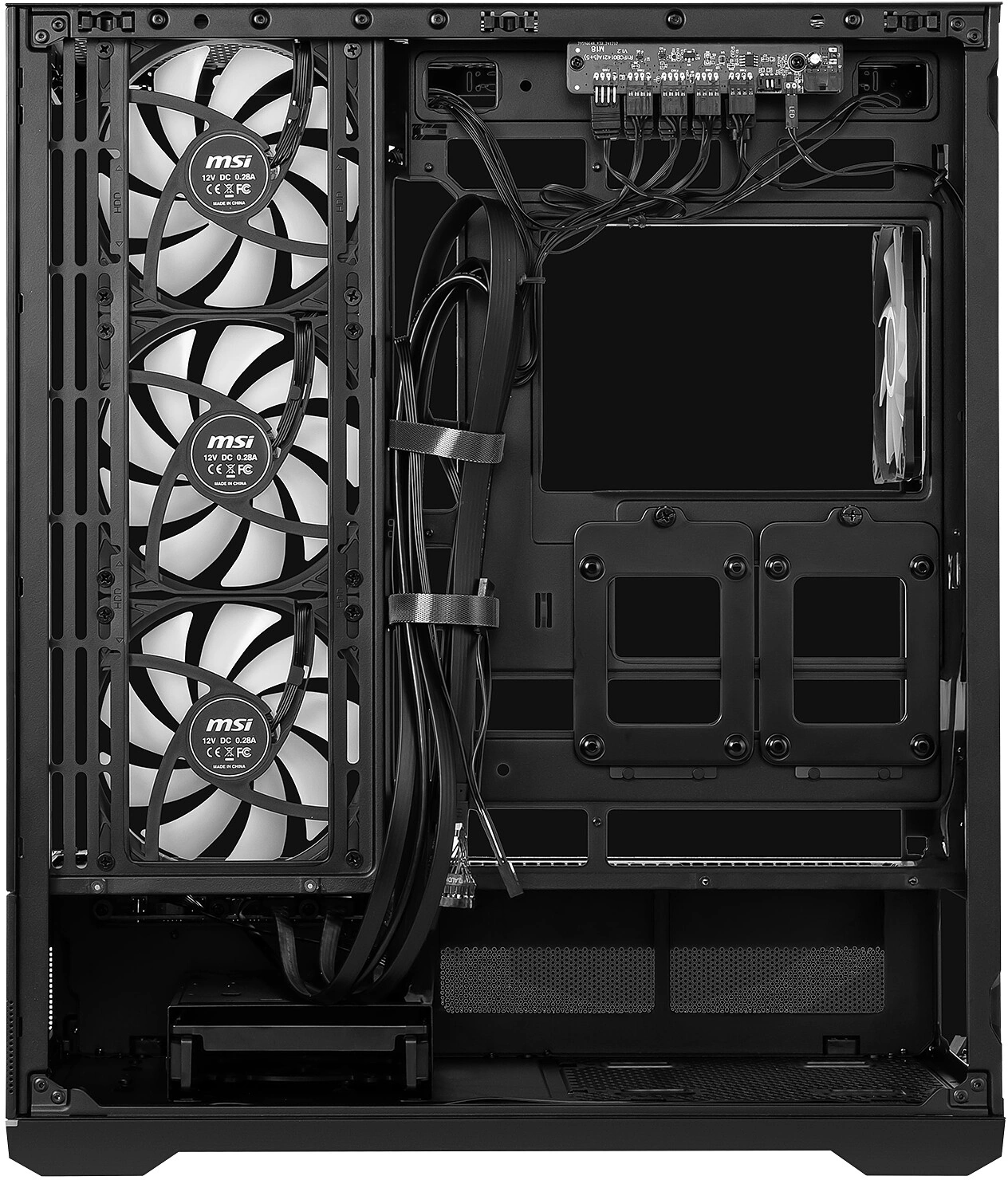 Корпус MSI MAG Pano 110R PZ черный без БП ATX 6x120mm 4x140mm 2xUSB3.0 audio AirDuct bott PSU — миниатюра 3