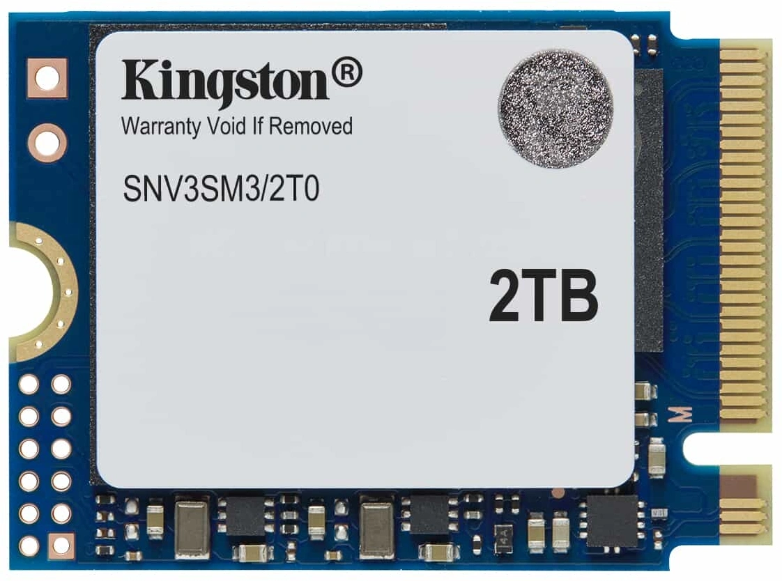 Накопитель SSD Kingston PCIe 4.0 x4 2000GB SNV3SM3/2T0 NV3 M.2 2230 — фото 1
