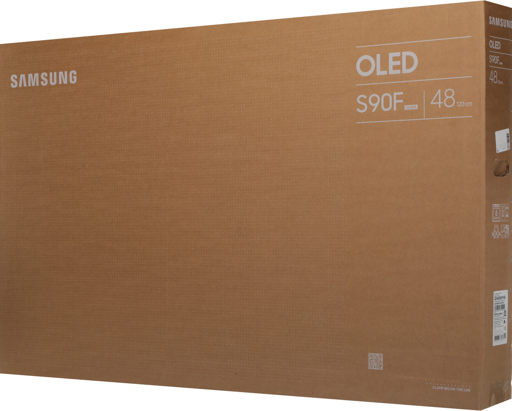 Телевизор OLED Samsung 48" QE48S90FAEXRU Series 9 черный графит 4K Ultra HD 120Hz DVB-T2 DVB-C DVB-S2 USB WiFi Smart TV — миниатюра 10