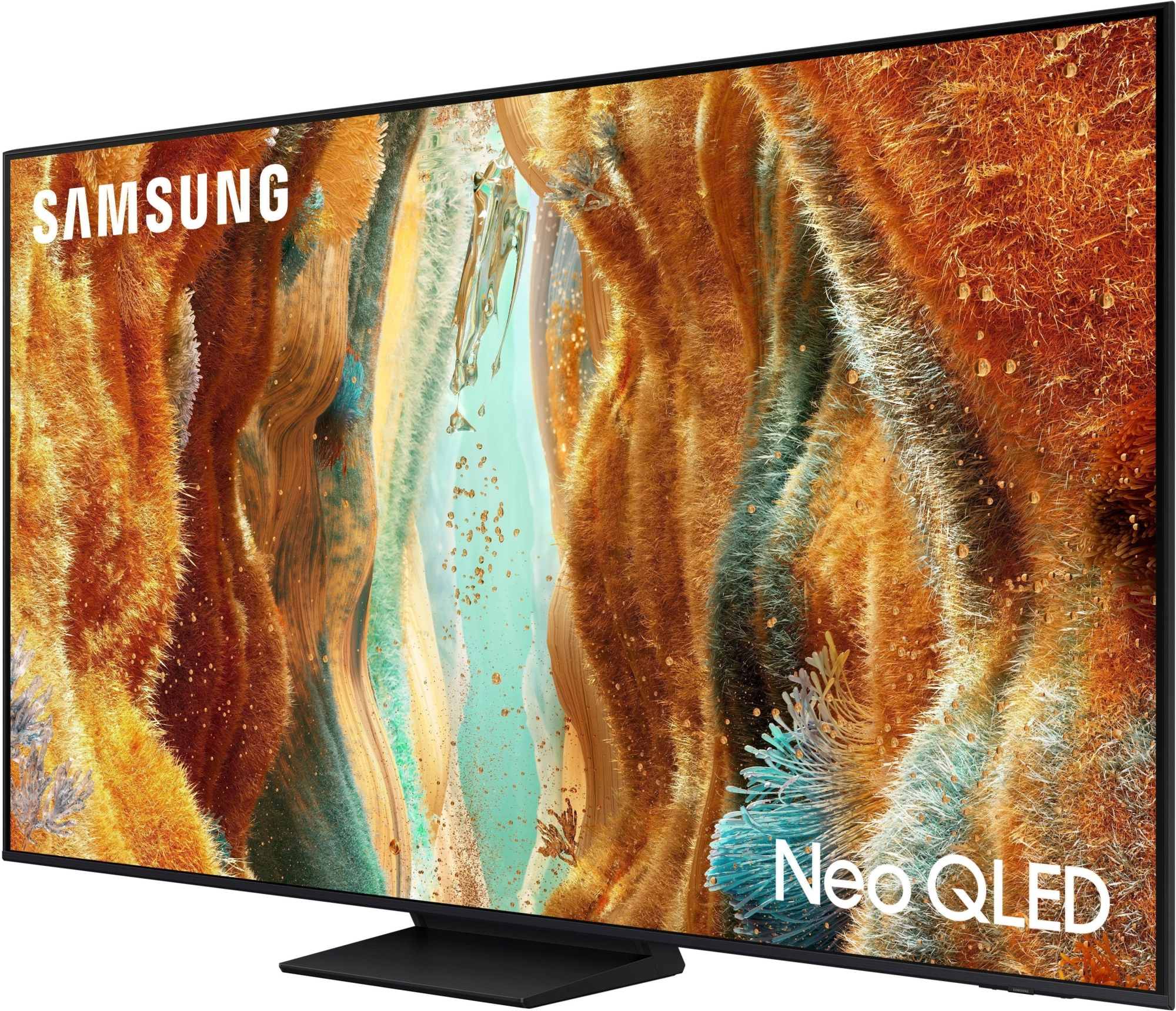 Телевизор QLED Samsung 85" QE85QN70FAUXRU Series 7 черный 4K Ultra HD 120Hz DVB-T2 DVB-C DVB-S2 USB WiFi Smart TV — миниатюра 3