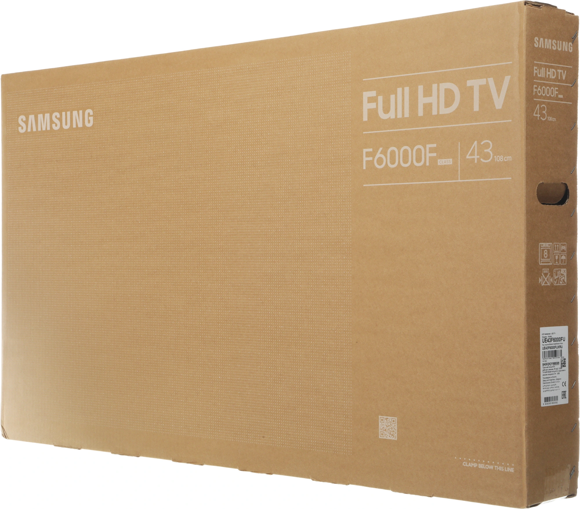 Телевизор LED Samsung 43" UE43F6000FUXRU черный FULL HD 60Hz DVB-T2 DVB-C DVB-S2 USB WiFi Smart TV — миниатюра 17