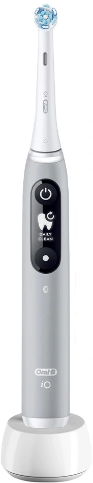 Зубная щетка электрическая Oral-B iO Series 6 Grey Opal серый — миниатюра 2