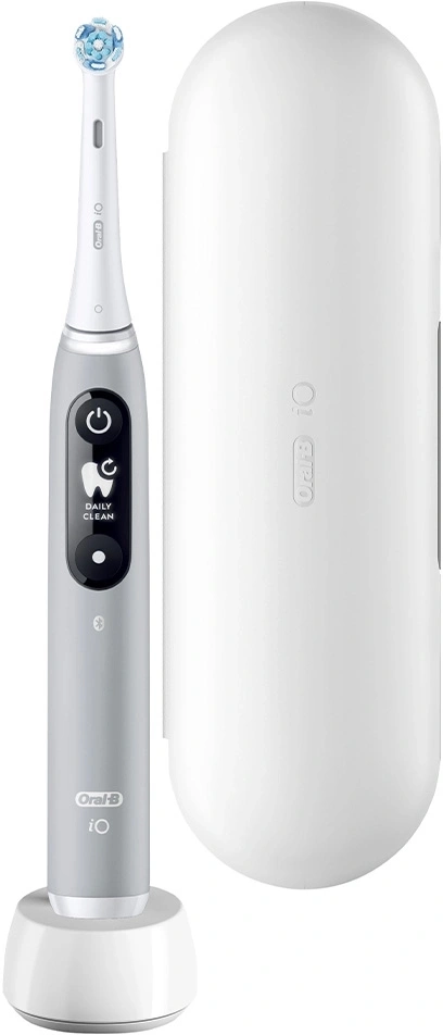 Зубная щетка электрическая Oral-B iO Series 6 Grey Opal серый — фото 1