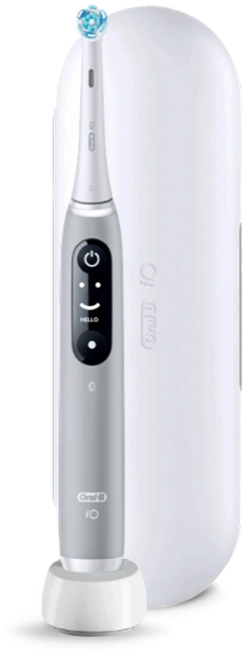 Зубная щетка электрическая Oral-B iO Series 6 Grey Opal серый — миниатюра 3
