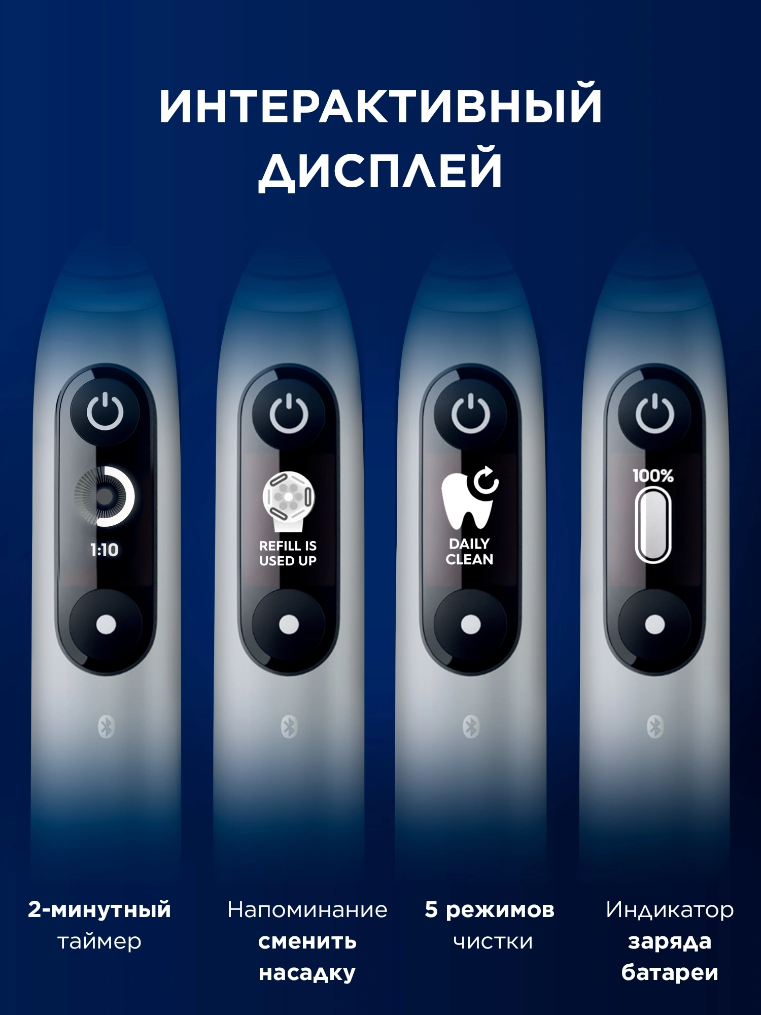 Зубная щетка электрическая Oral-B iO Series 6 Grey Opal серый — миниатюра 9