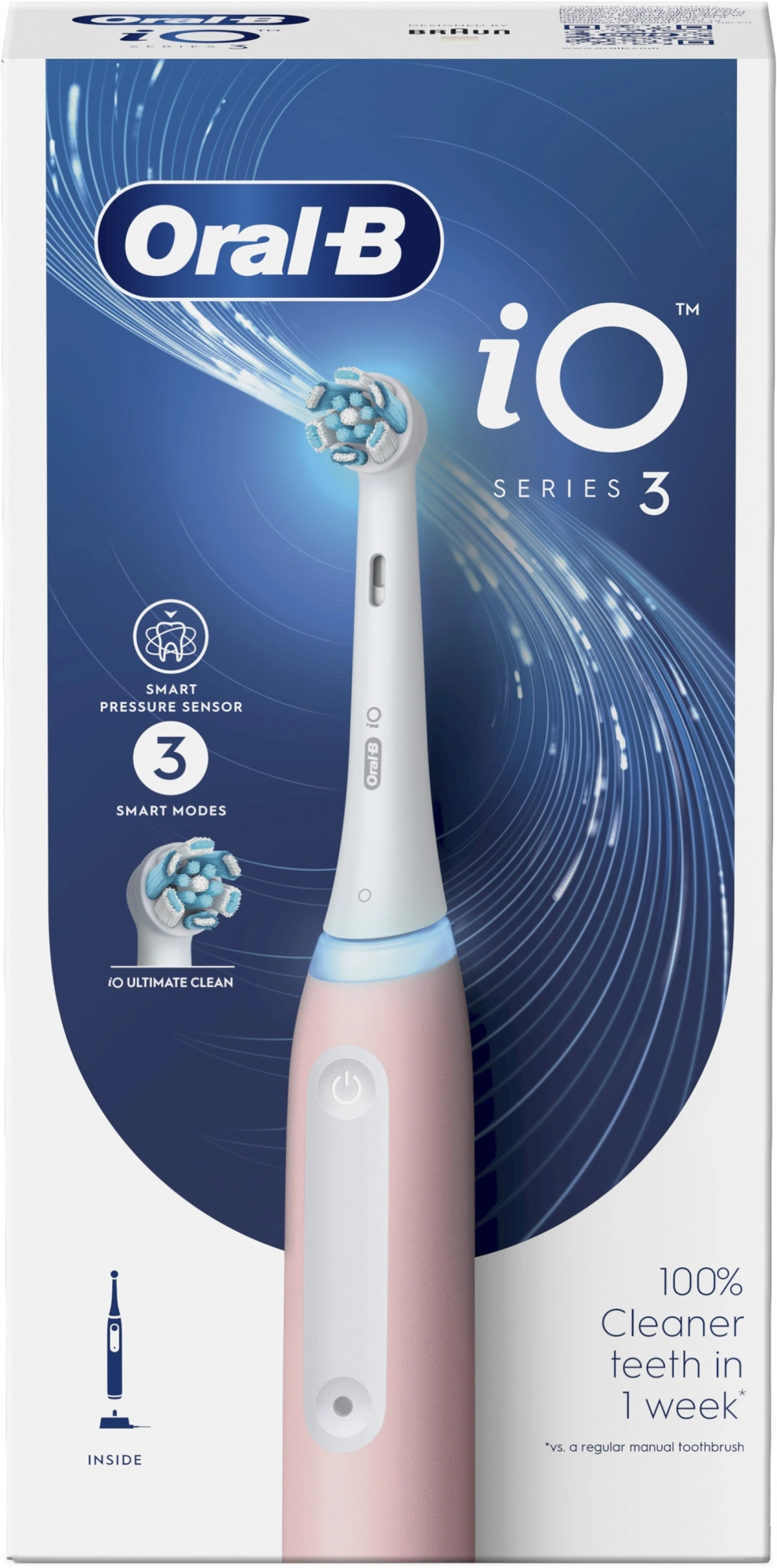 Зубная щетка электрическая Oral-B IO_S3_BLUSH PINK розовый — миниатюра 2