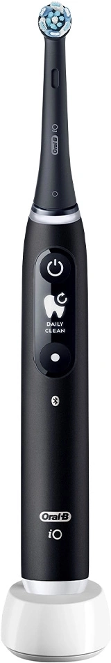 Зубная щетка электрическая Oral-B iO_S6_Black Lava_Ultimate Clean черный — фото 1