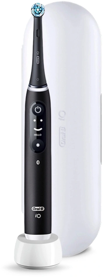 Зубная щетка электрическая Oral-B iO_S6_Black Lava_Ultimate Clean черный — миниатюра 2