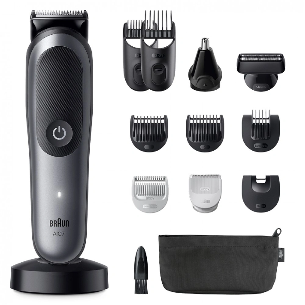 Триммер Braun Series 7 AIO7560 серый (насадок в компл:10шт) — миниатюра 5