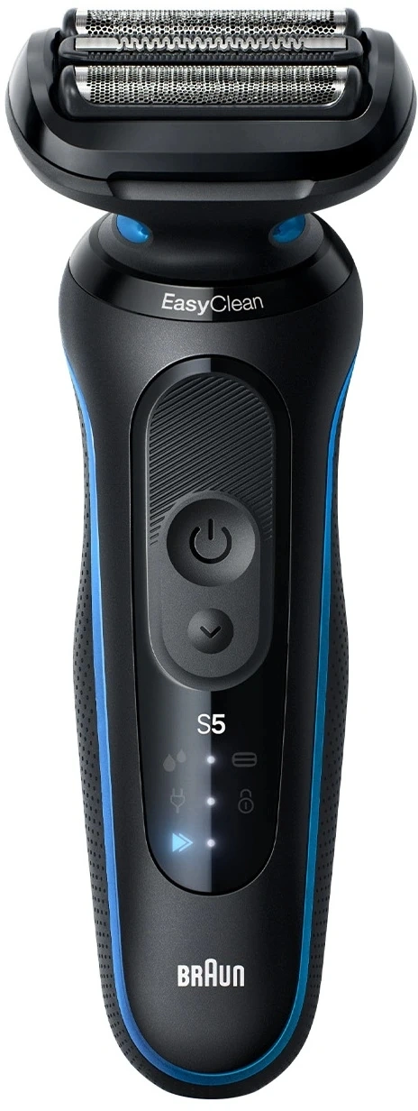 Бритва сетчатая Braun 52-B1600s реж.эл.:3 питан.:аккум. синий — миниатюра 2
