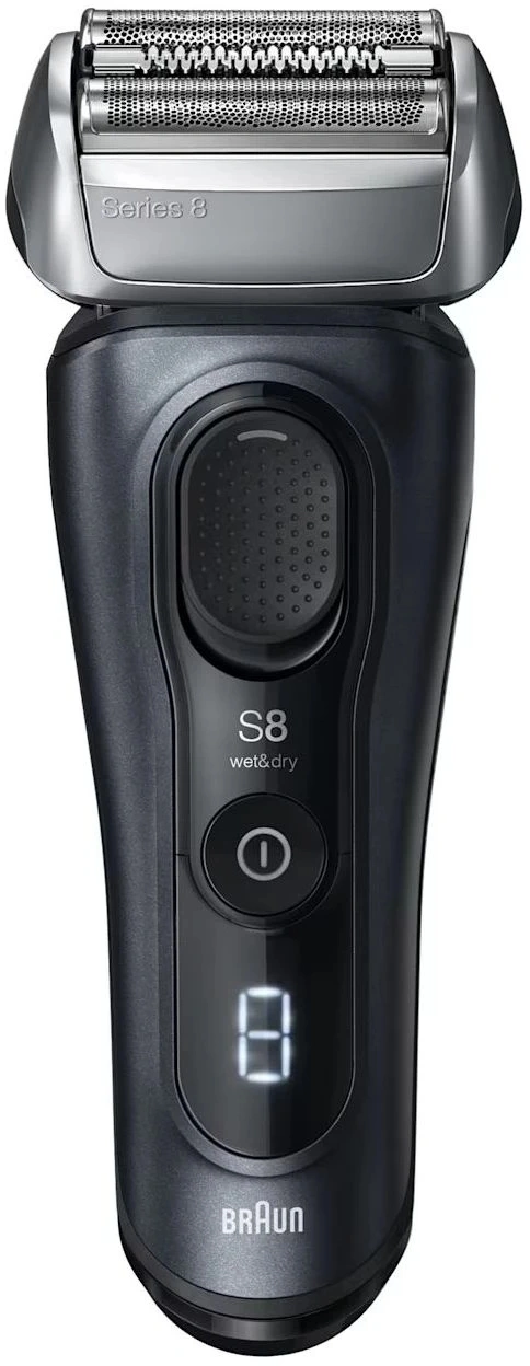 Бритва сетчатая Braun Series 8 8603s реж.эл.:4 питан.:аккум. серый/черный