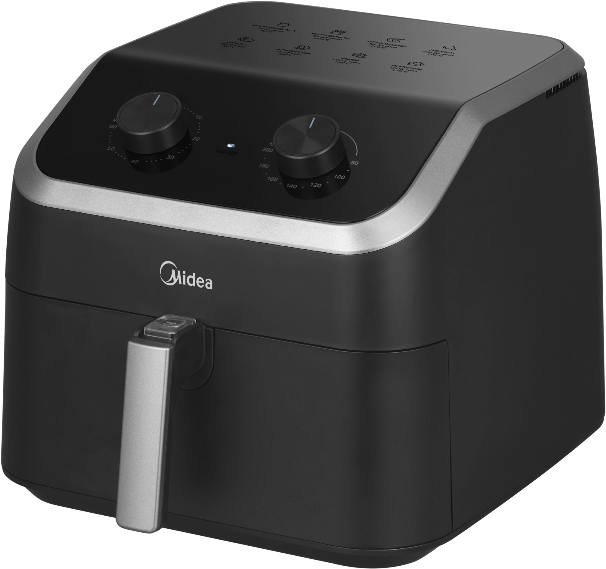 Аэрогриль Midea MAF-TN85WK 8.5л 2200Вт черный — миниатюра 8