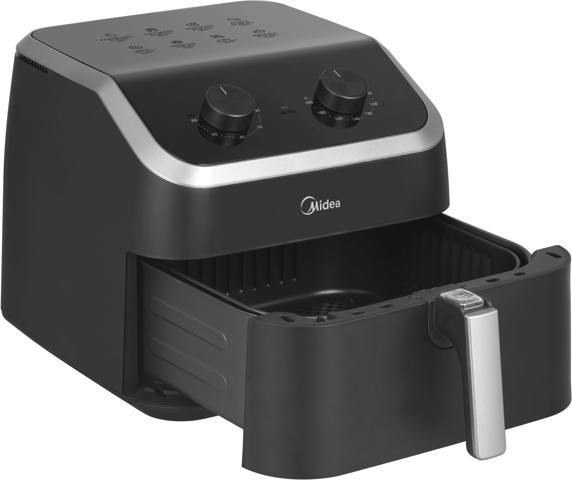 Аэрогриль Midea MAF-TN85WK 8.5л 2200Вт черный — миниатюра 9