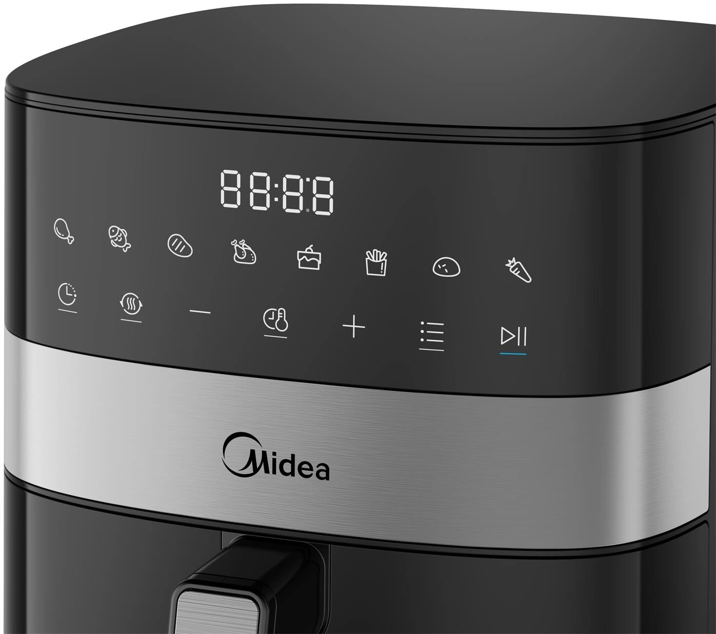Аэрогриль Midea MAF-CN65E(WB) 6л 1700Вт черный/серебристый — миниатюра 12