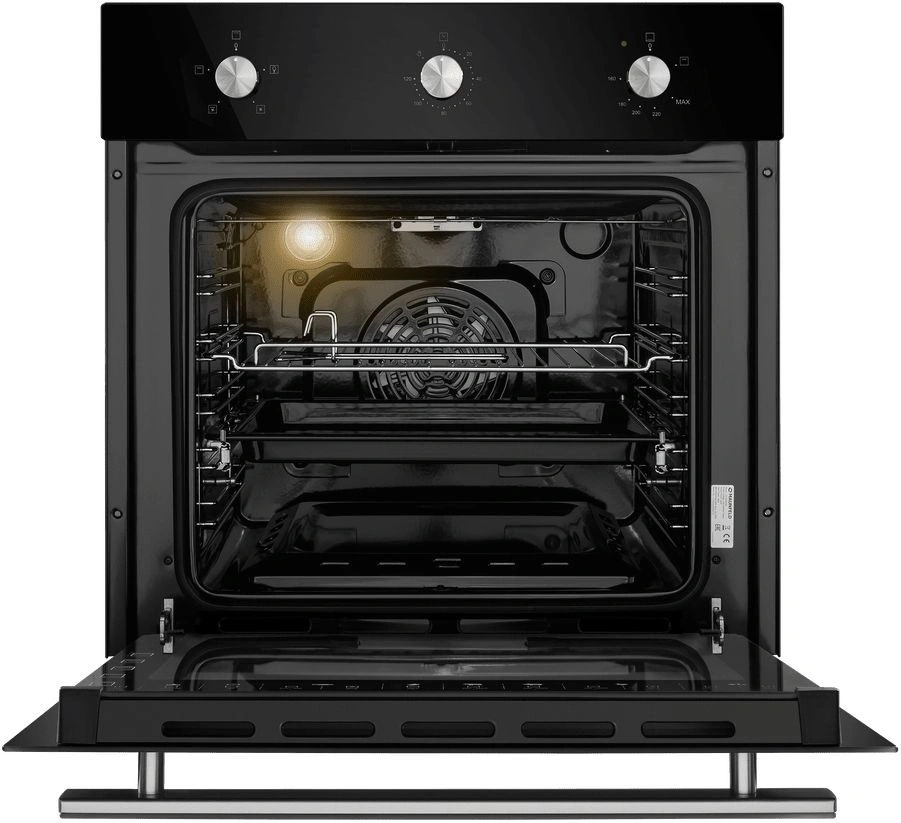 Духовой шкаф Газовый Maunfeld EOGC604BSlim черный — миниатюра 4