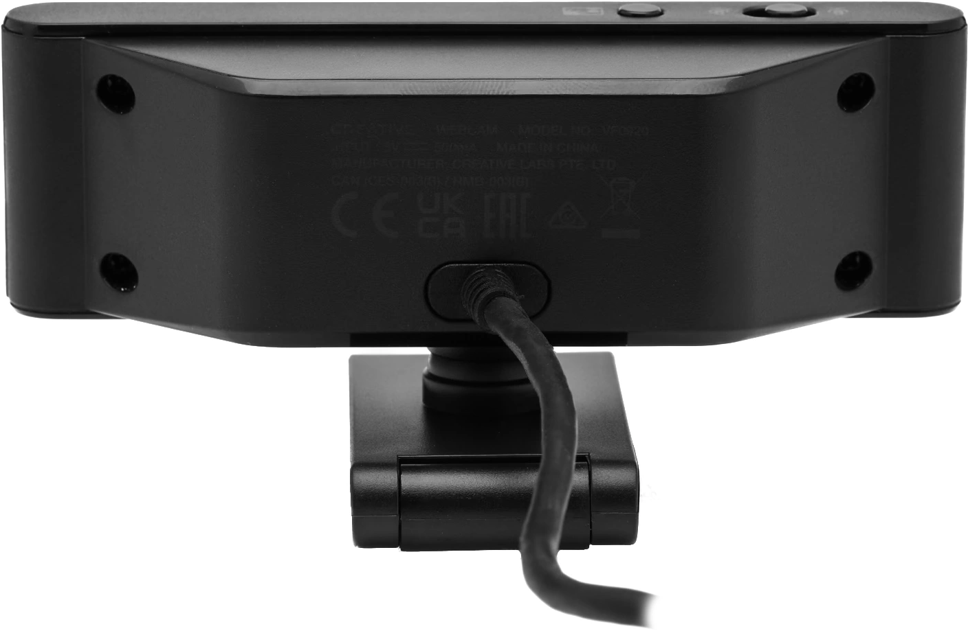 Камера Web Creative Live! Cam 4K VF0990 черный 8Mpix (3840x2160) USB2.0 с микрофоном (73VF099000000) — миниатюра 4