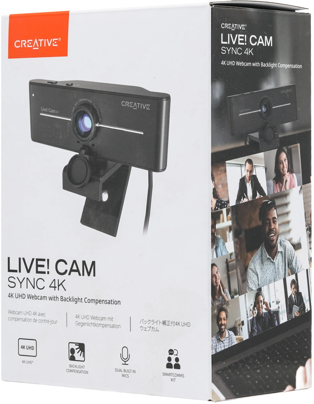 Камера Web Creative Live! Cam 4K VF0990 черный 8Mpix (3840x2160) USB2.0 с микрофоном (73VF099000000) — миниатюра 12