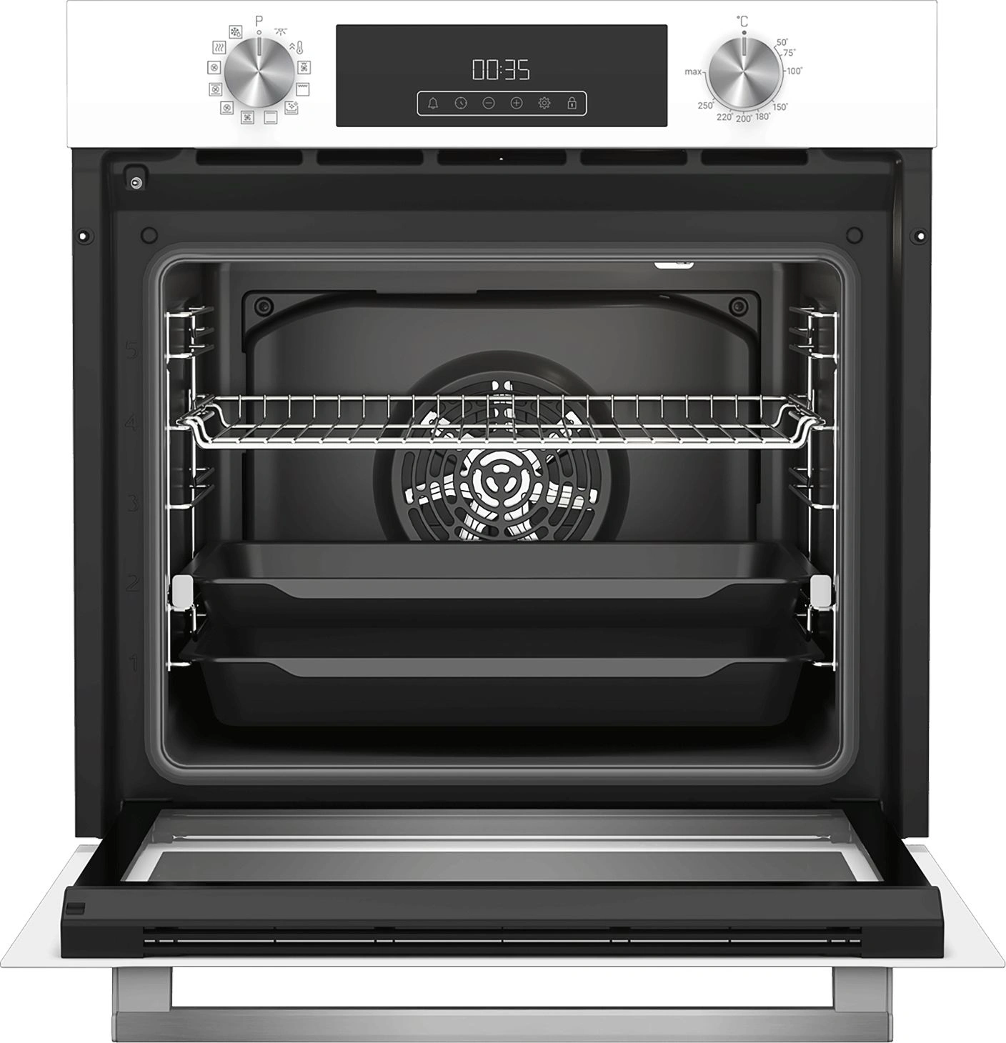 Духовой шкаф Электрический Hotpoint HFE8 1221 H WH белый — миниатюра 2