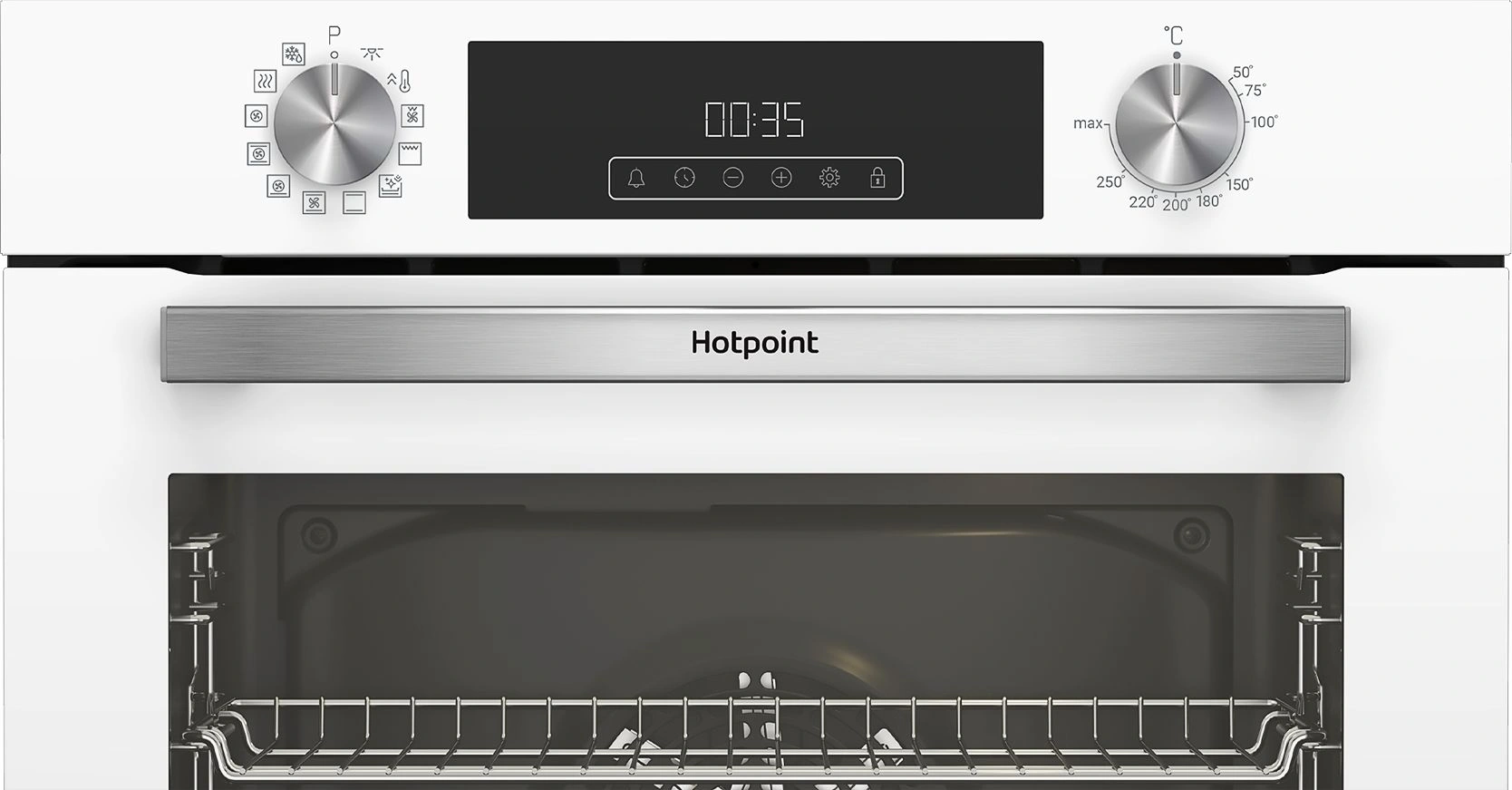 Духовой шкаф Электрический Hotpoint HFE8 1221 H WH белый — миниатюра 3