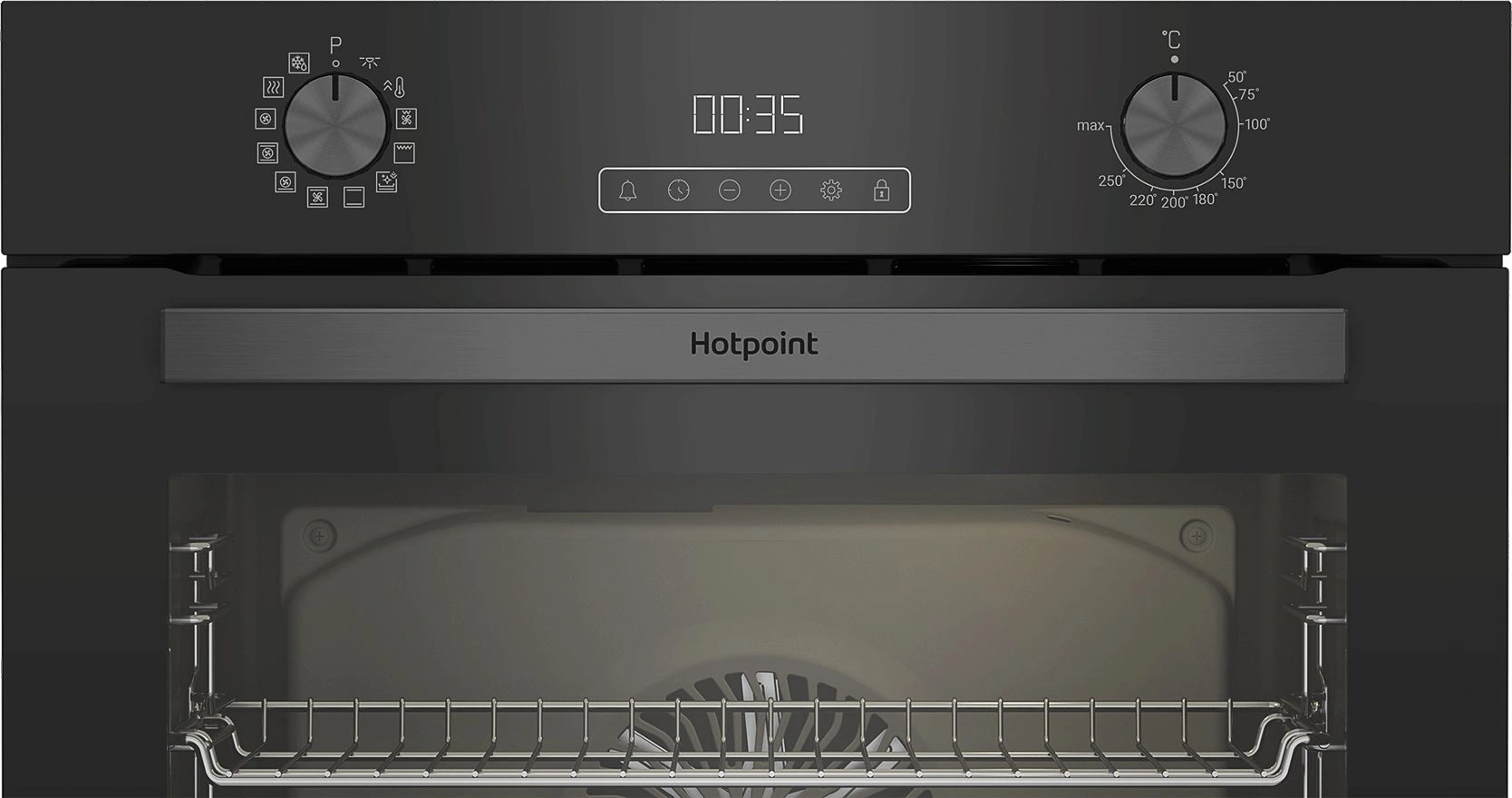 Духовой шкаф Электрический Hotpoint HFE9 1231 JSH BLG черный — миниатюра 3