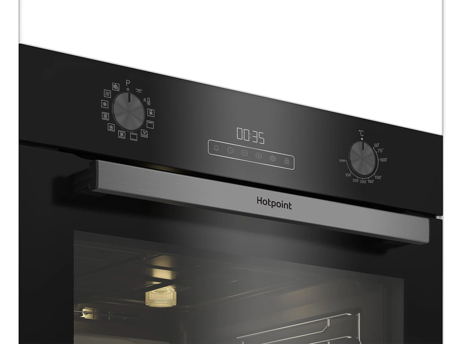 Духовой шкаф Электрический Hotpoint HFE9 1231 JSH BLG черный — миниатюра 4