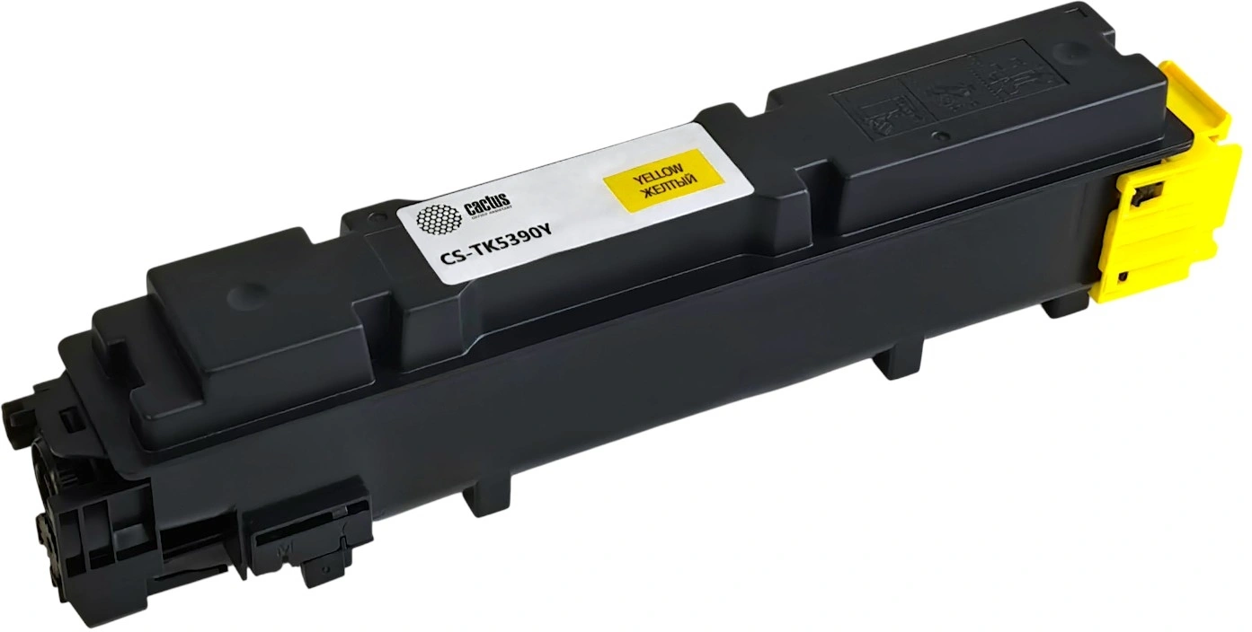 Картридж лазерный Cactus CS-TK5390Y TK-5390Y желтый (13000стр.) для Kyocera ECOSYS PA4500cx с чипом — миниатюра 2