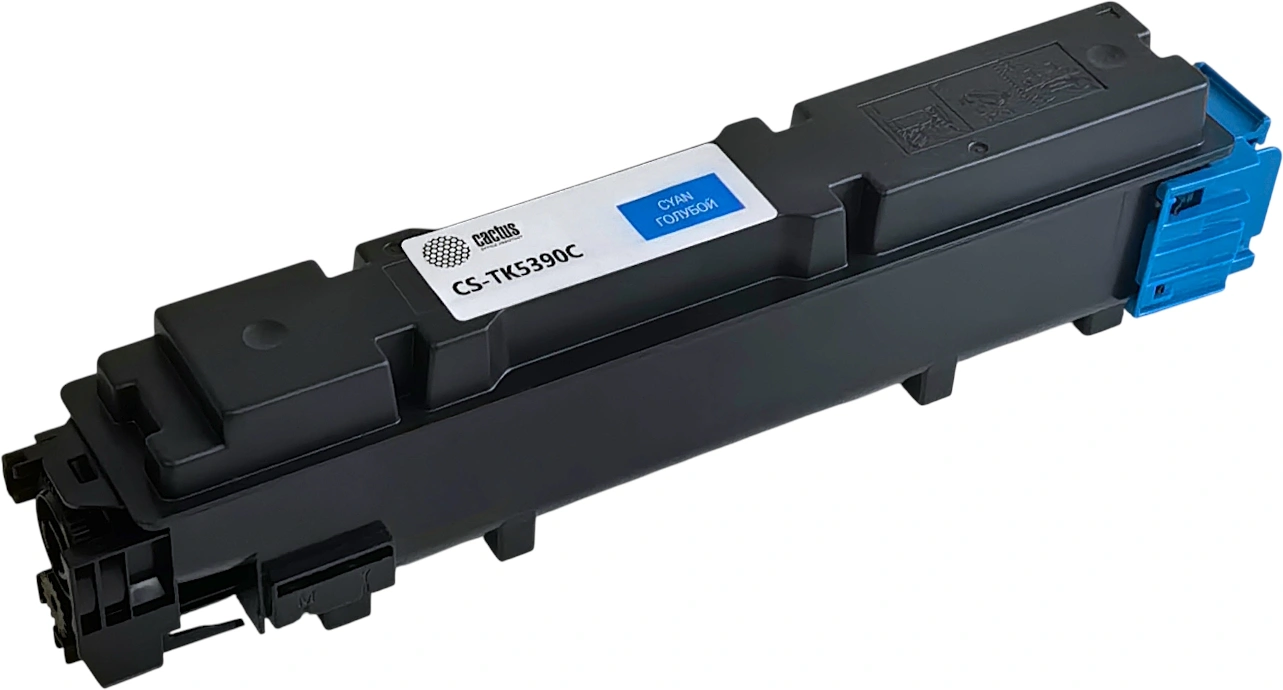 Картридж лазерный Cactus CS-TK5390С TK-5390C голубой (13000стр.) для Kyocera ECOSYS PA4500cx с чипом — миниатюра 2