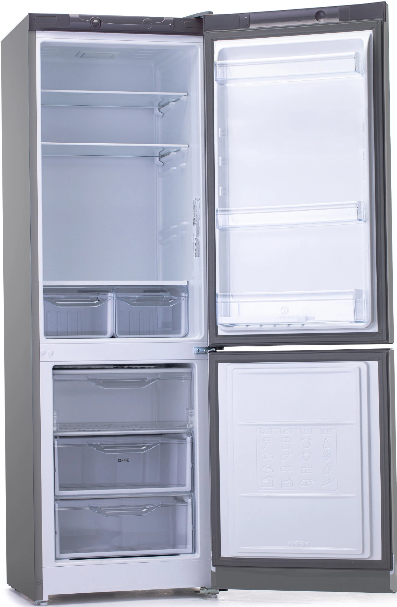 Холодильник Indesit DS 3180 G 2-хкамерн. серебристый — миниатюра 3