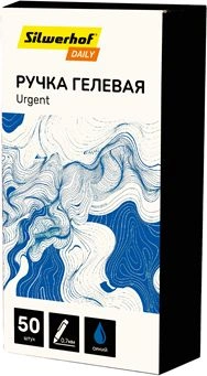 Набор ручек гелев. Silwerhof Daily Urgent d=0.7мм (50шт) сменный стержень линия 0.3мм — миниатюра 2