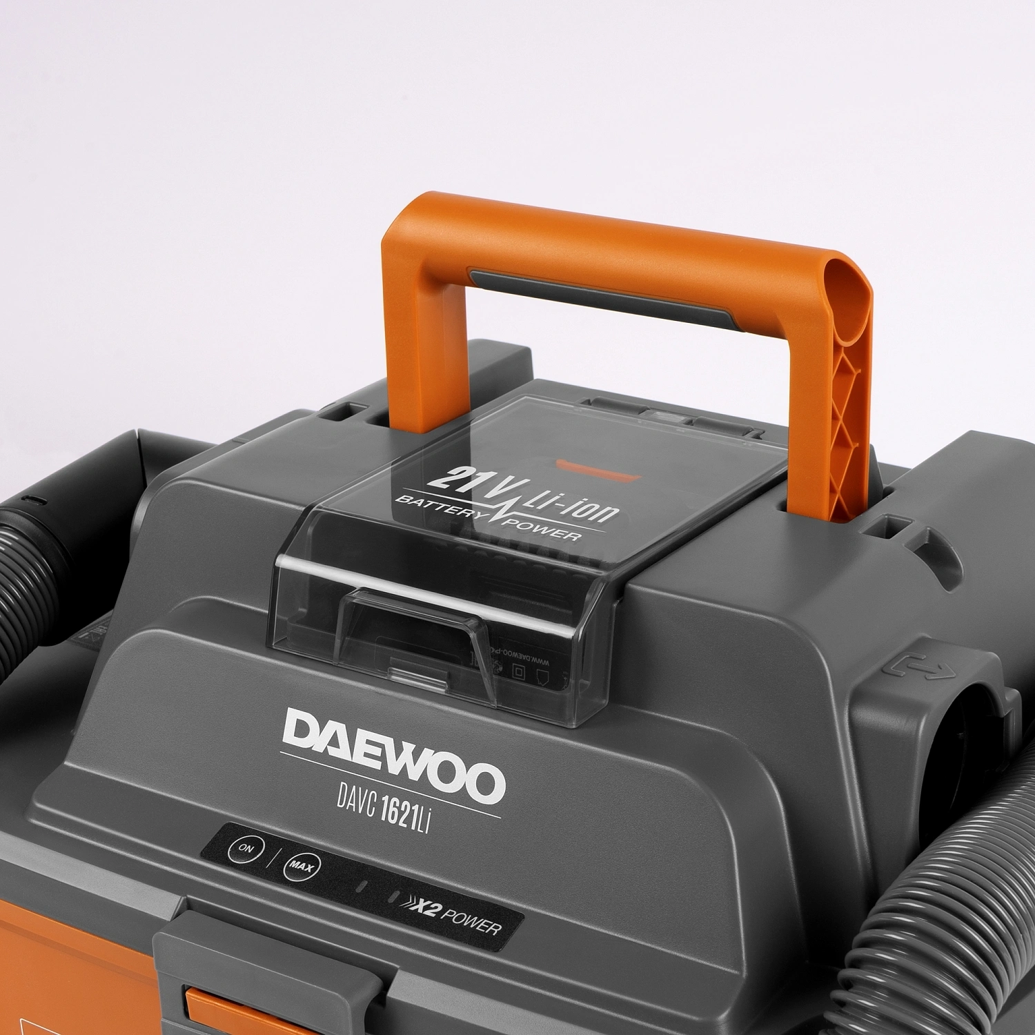 Строительный пылесос Daewoo DAVC 1621Li SET 200Вт (уборка: сухая/сбор воды/выдув) оранжевый — миниатюра 18