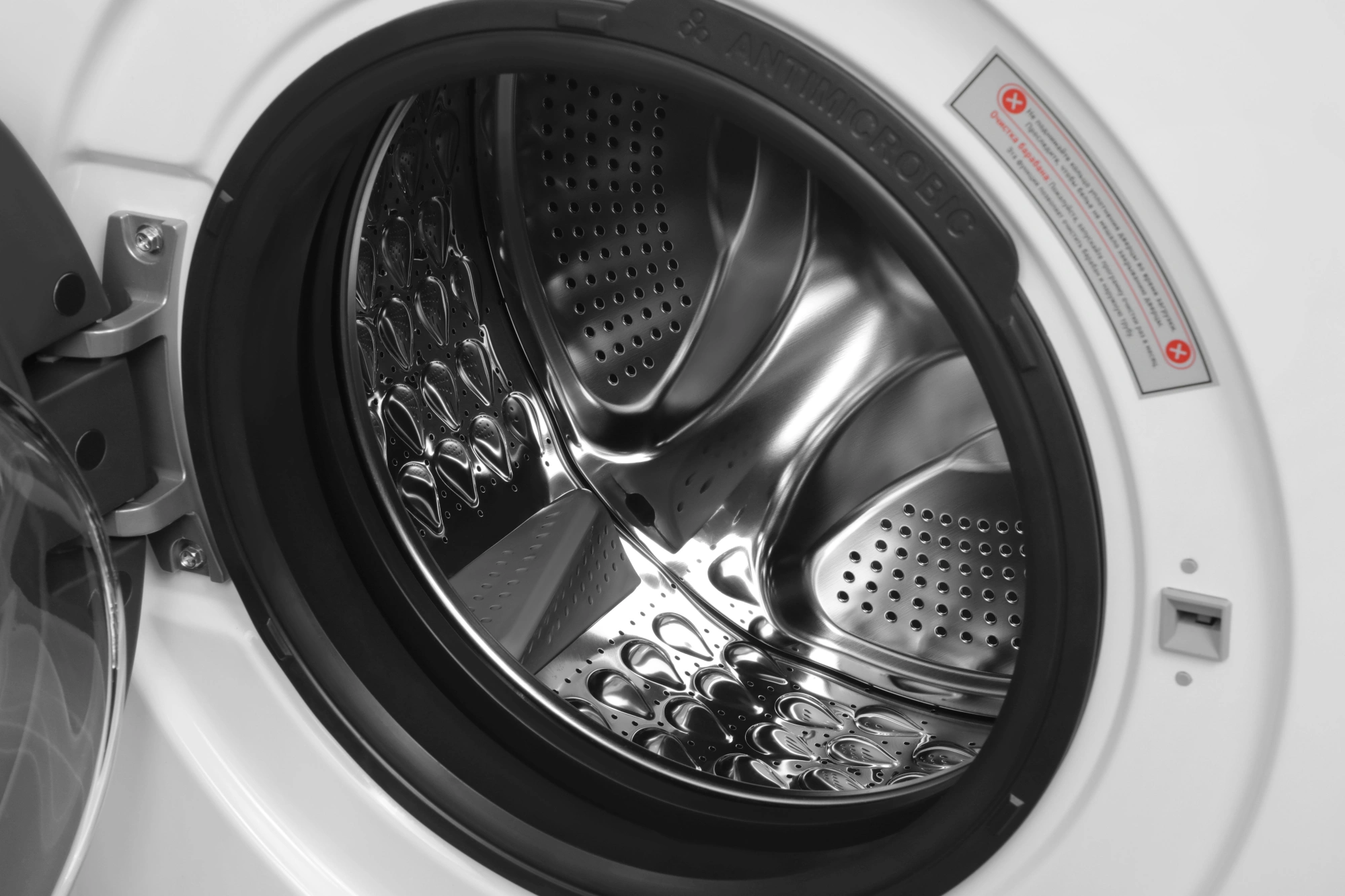 Стиральная машина Hyundai WME7216 класс: A+++ загр.фронтальная макс.:7кг белый инвертор — миниатюра 9